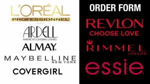 Alternative view of Cosmetics Order Form