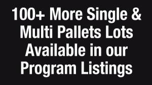 Alternative view of 100+ More Single & Multi Pallet Lots Available in Our Program Listings