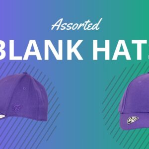 New Overstock Assorted Case Packs of Blank Hats